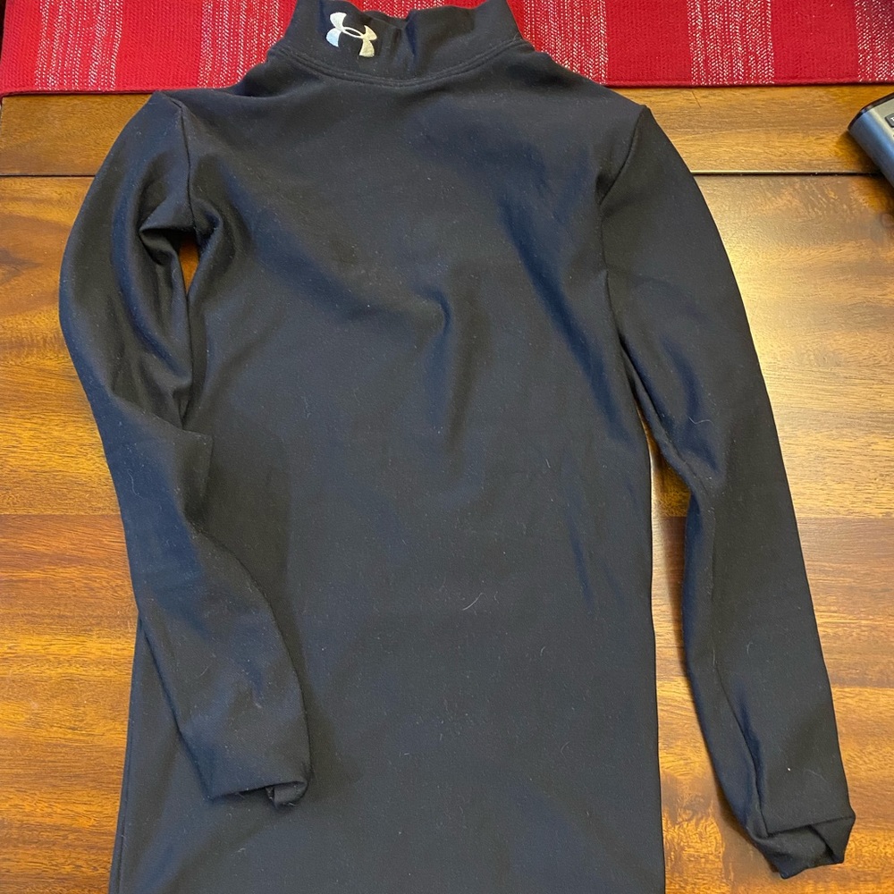 Boys Cold Gear Mock Neck Thermal